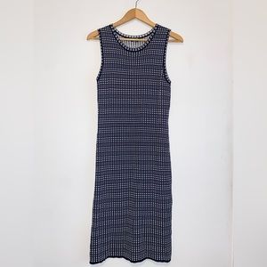 Sleeveless Plaid Midi
